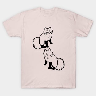 Arctic foxes friends are not fur T-Shirt